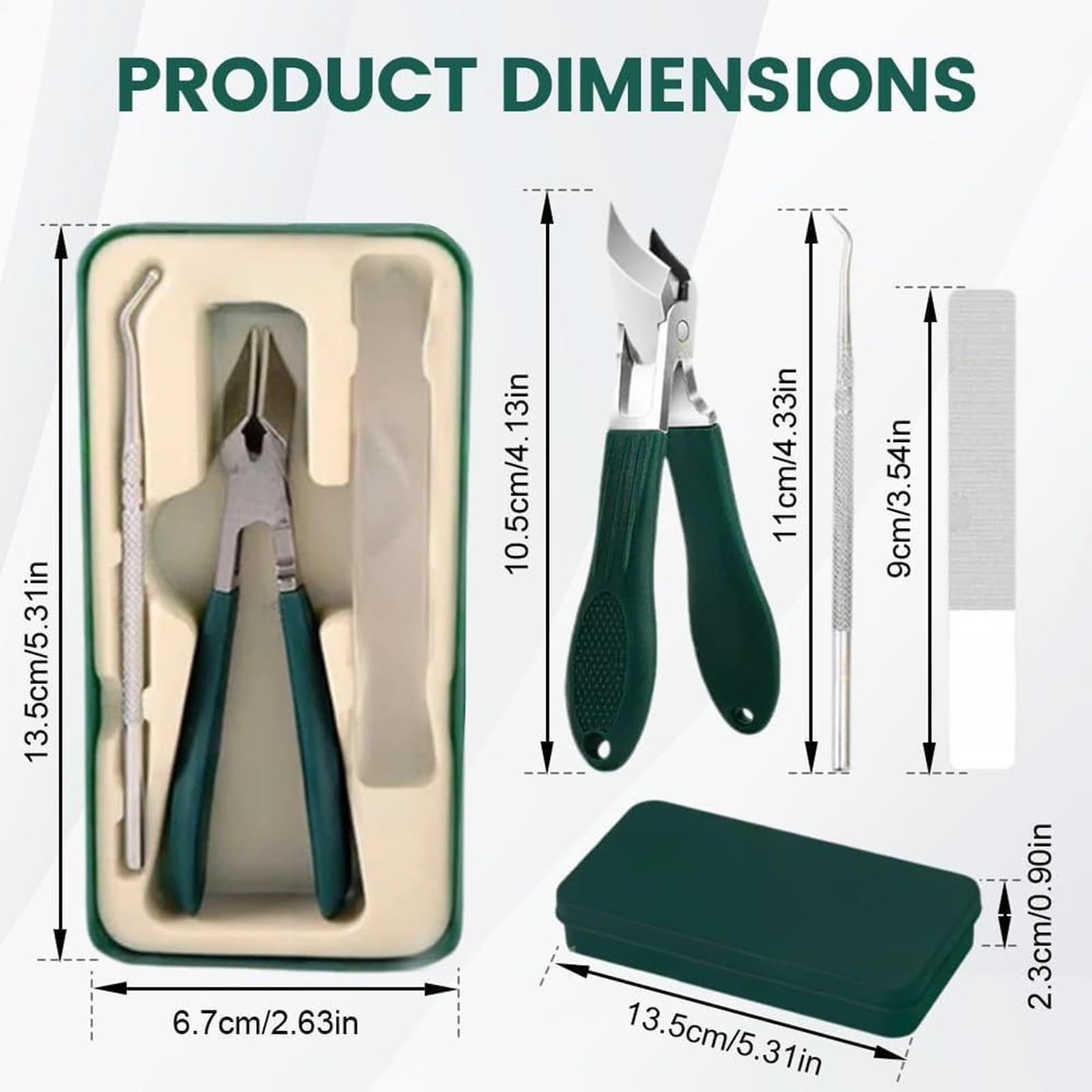 Cortauñas para Uñas Encarnadas Cortauñas para Uñas Encarnadas con Abertura | Herramienta Resistentes para Manicura y de Adultos y Mayores