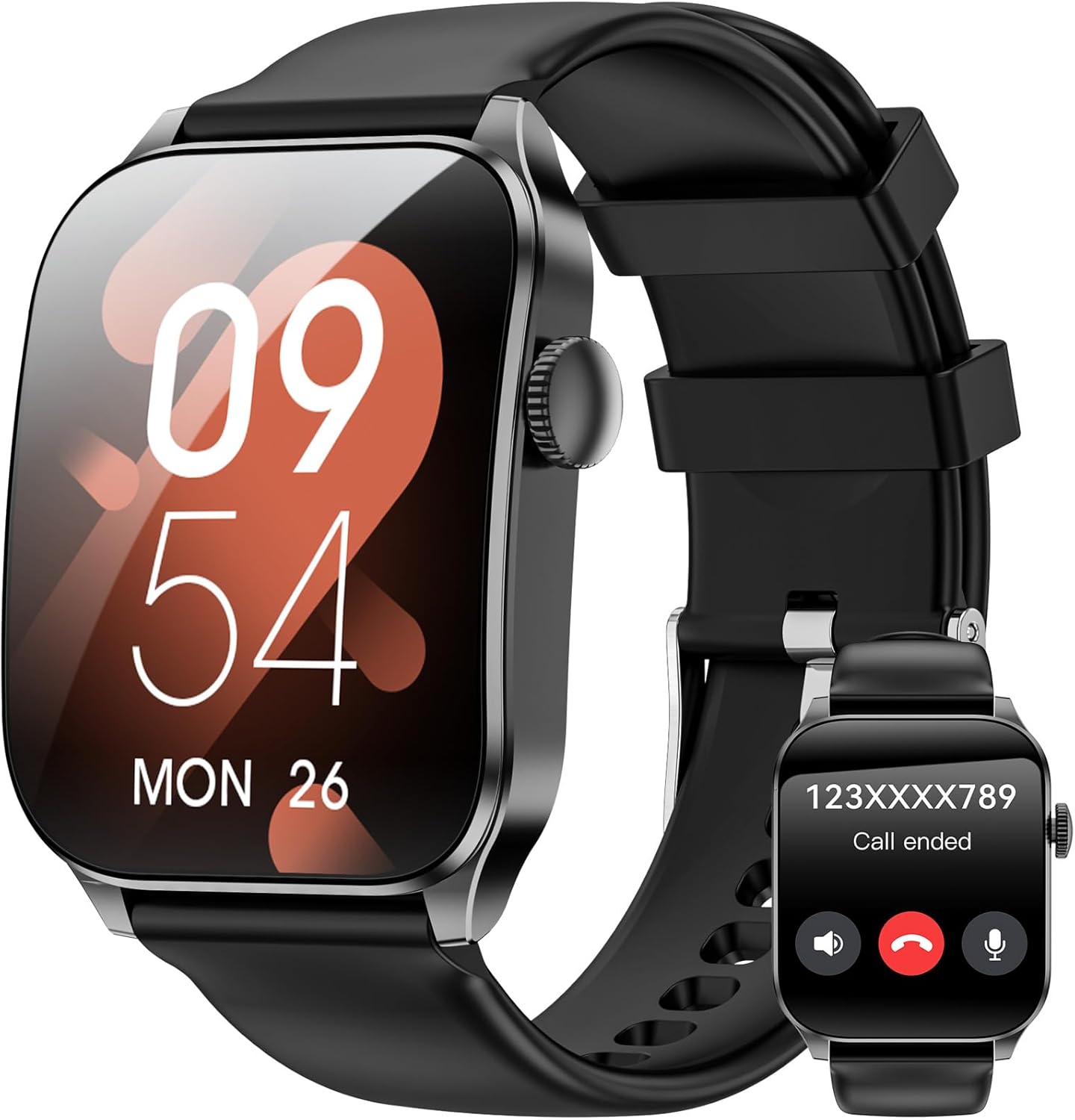 Curve Smart Watch for Men Women, 1.91" Smartwatches with 120+ Sport Modes, Fitness Tracker with Bluetooth Call, Heart Rate, Waterproof Activity Tracker Smartwatch for iOS Android Phones