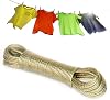 Washing Line Rope 20m Strong Steel Core Laundry Clothes Line Thick Plastic Cover Camping Cord Heavy Duty Clothes Dryer Hanging Rope for Garden, indoor & Outdoor