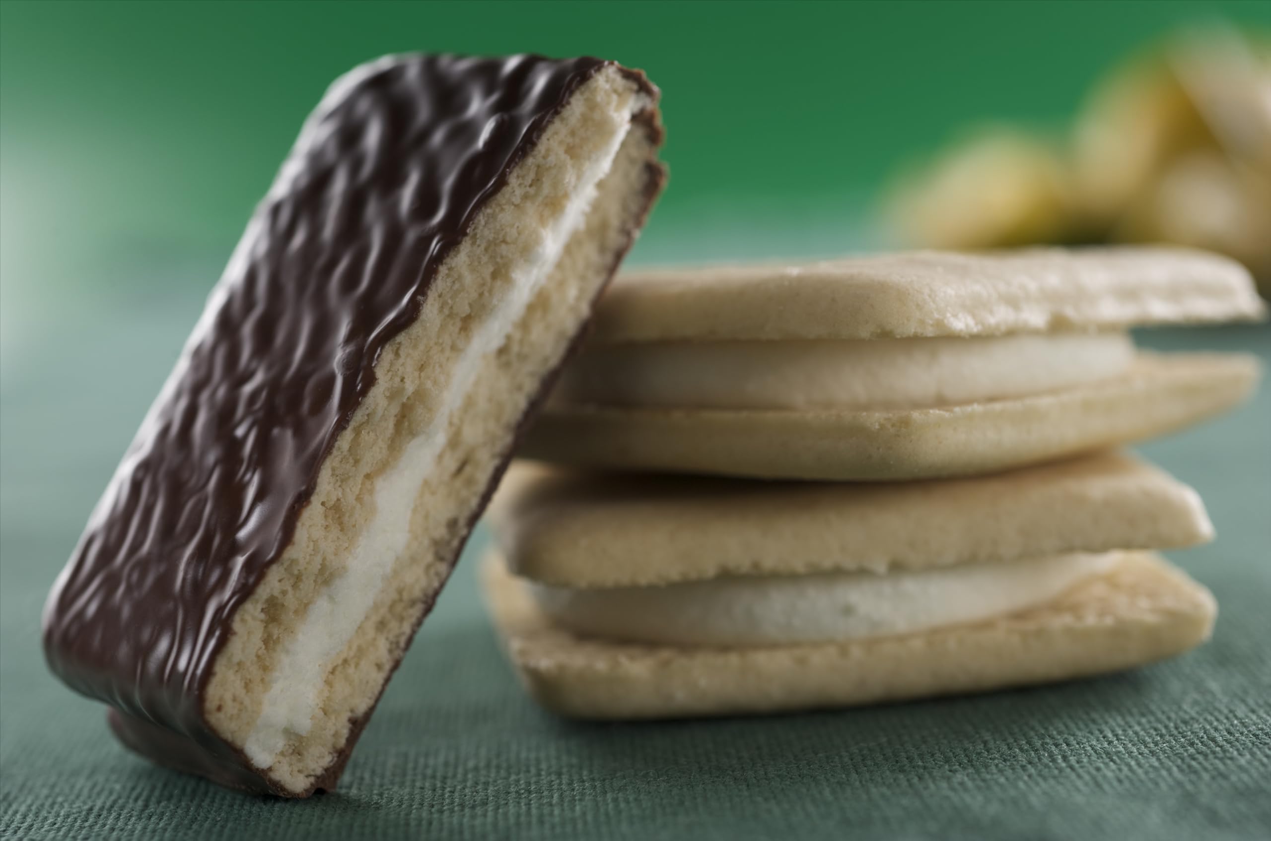 Havanna | Biscottini al Limone Ricoperti di Cioccolato | Biscotti Ricoperti e Ripieni di Crema Delicata | 12 unità | 420 g