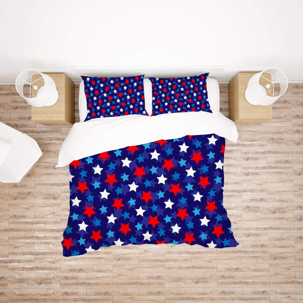 Parure de lit à étoiles pour une chambre parentale cosy et chaleureuse
