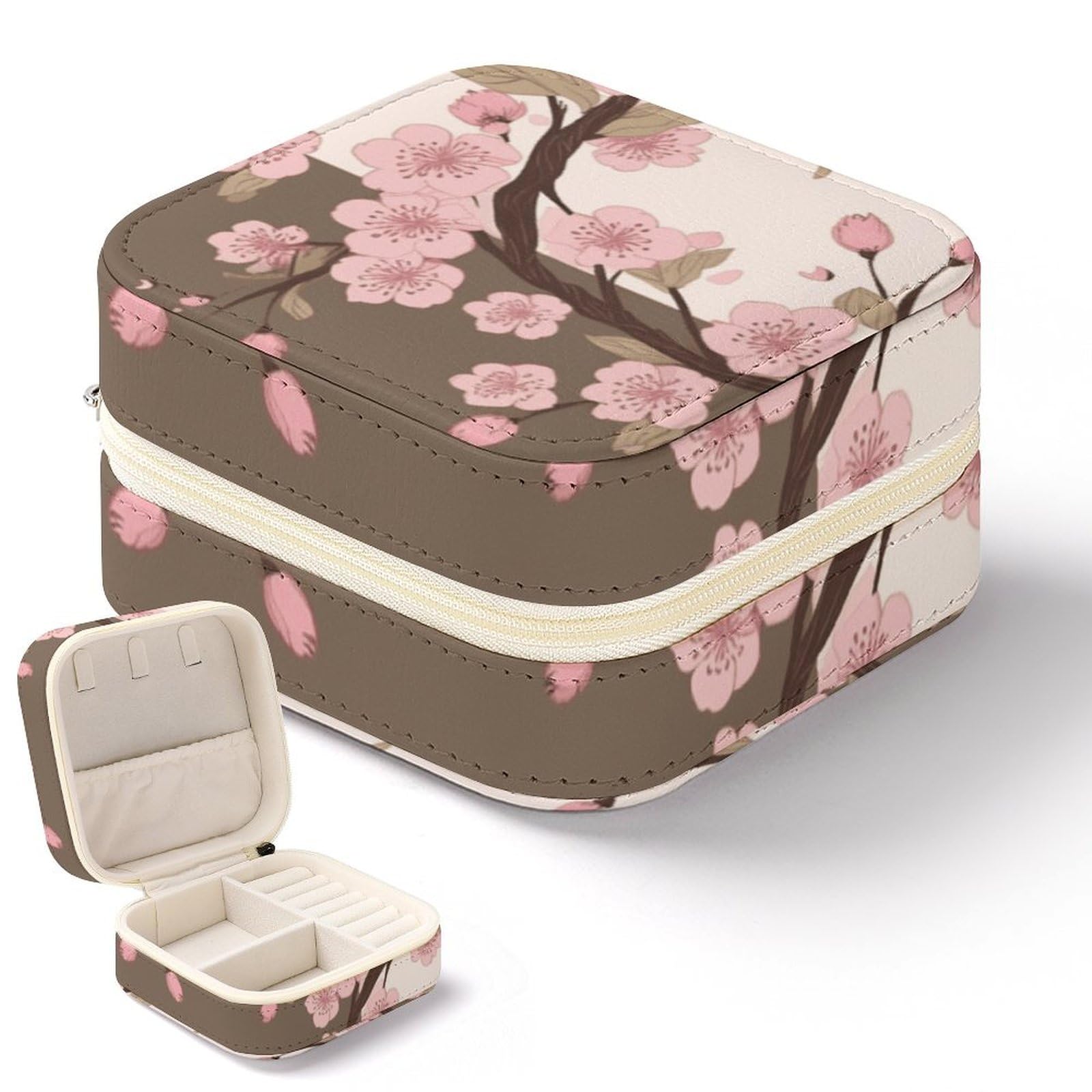 Boîte à bijoux pour femme organisateur de voyage pour boucles d'oreilles