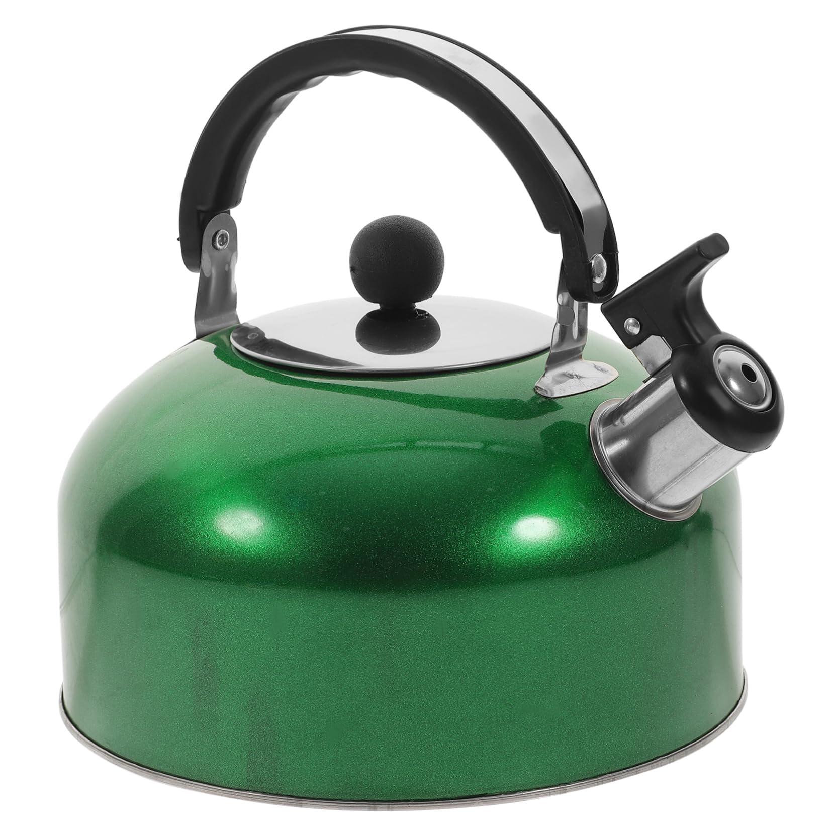 Bouilloire sifflante inox pour un thé savoureux préparé sur votre plaque à induction