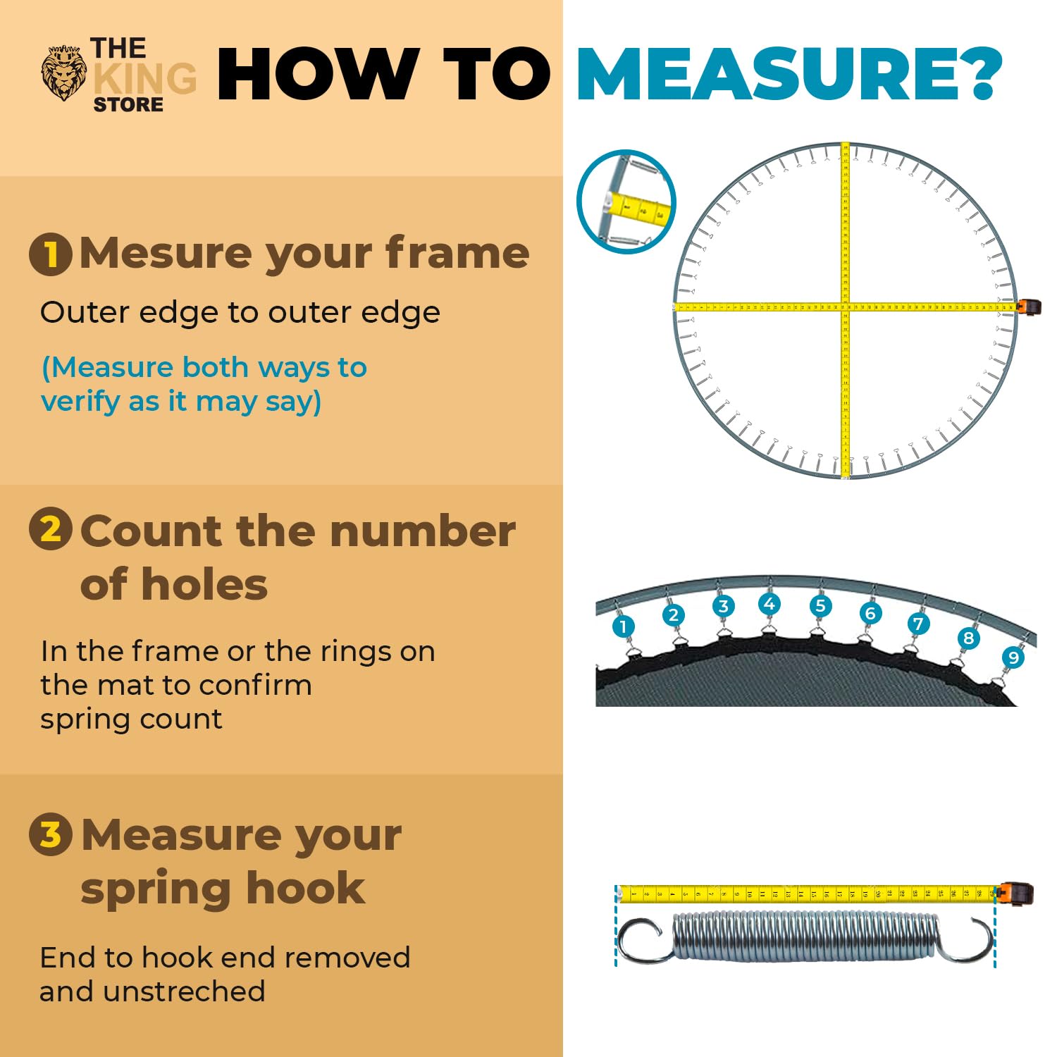 Accessories of Rebounder Trampoline for Adults - Bungee Cords, Leg, handrail, Jumping mat