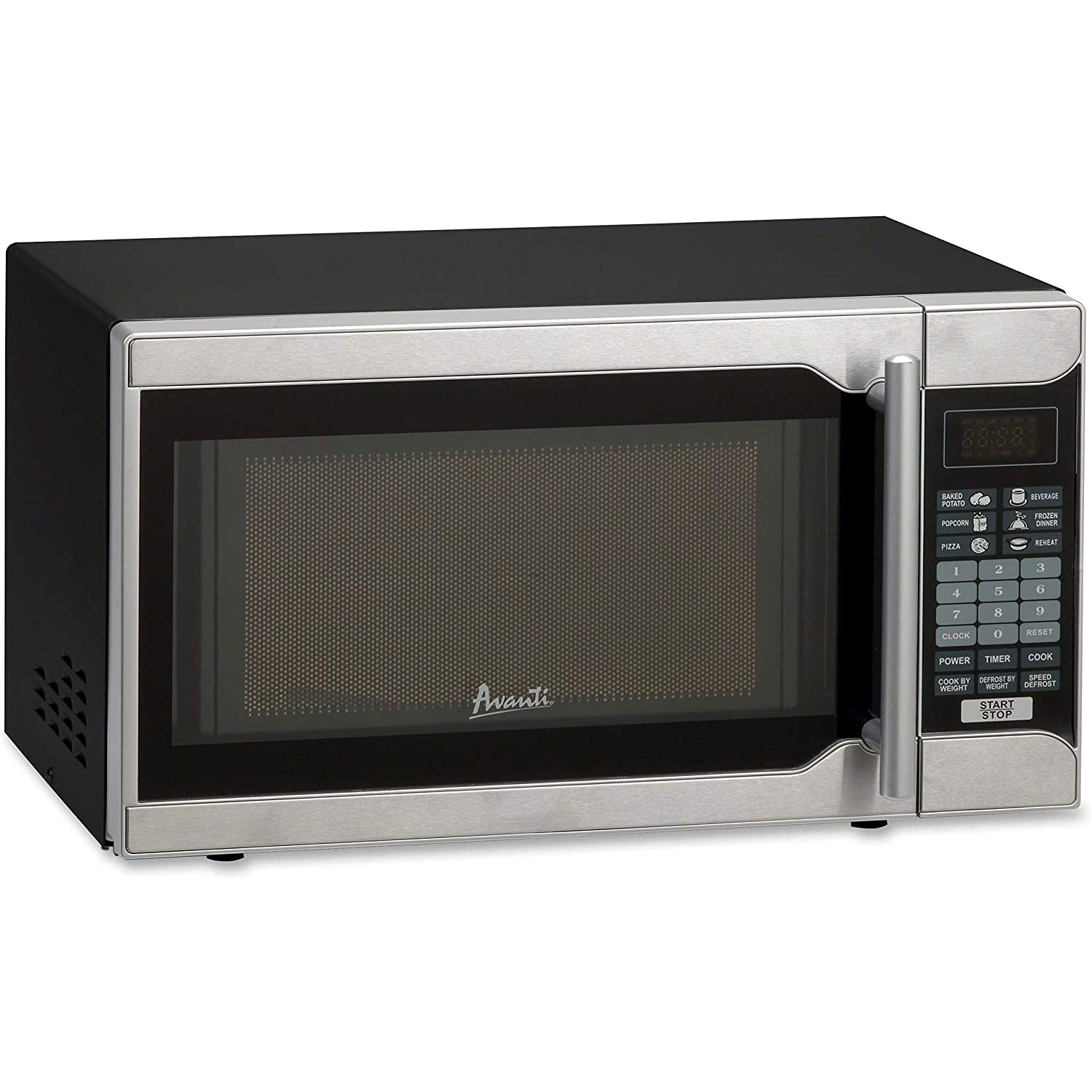 Avanti MO7103SST Counter Top Microwave Oven 0 7 Cu Ft Black Stainless Steel