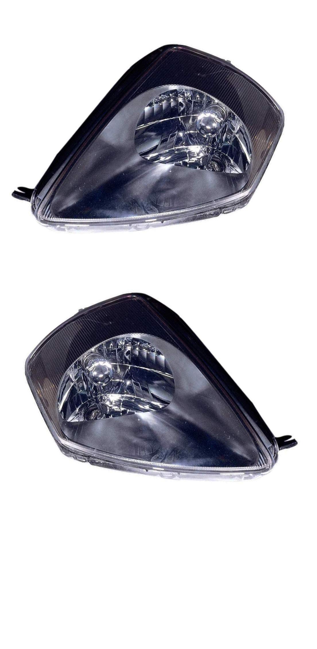 For Mitsubishi Eclipse Headlights Lamps Set 2000 2001 2002 Halogen Driver and Passenger Side