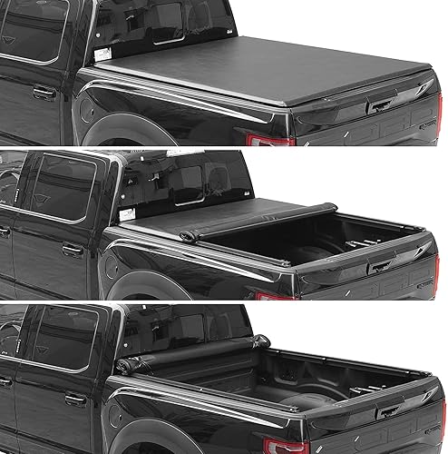 Vista 14 de Cubierta Lyon Camión Pickup Cama para Ford F150 Tonneau Cover Suave enrollado.