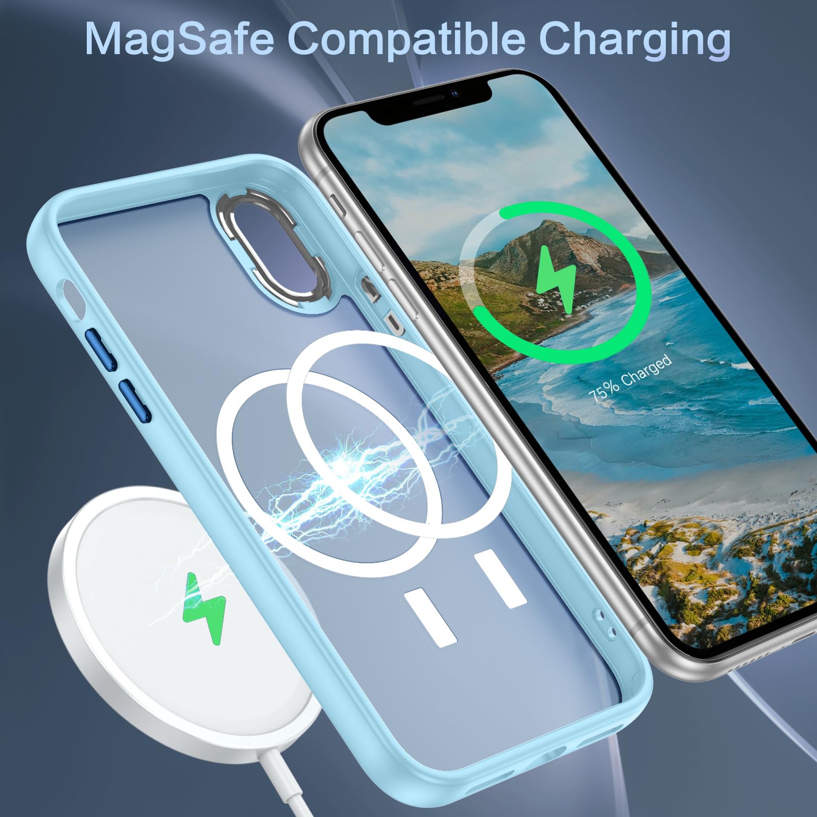Amazon.co.jp: GUAGUA iPhone XR対応 ケース MagSafe iPhone XR対応