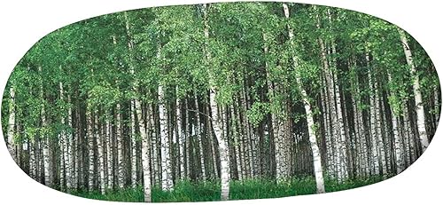 Miniatura 10 de Mantel ovalado ajustable para patio, mantel de poliéster elástico con plumas, diseño tribal americano de calavera de toro con adornos, se adapta a