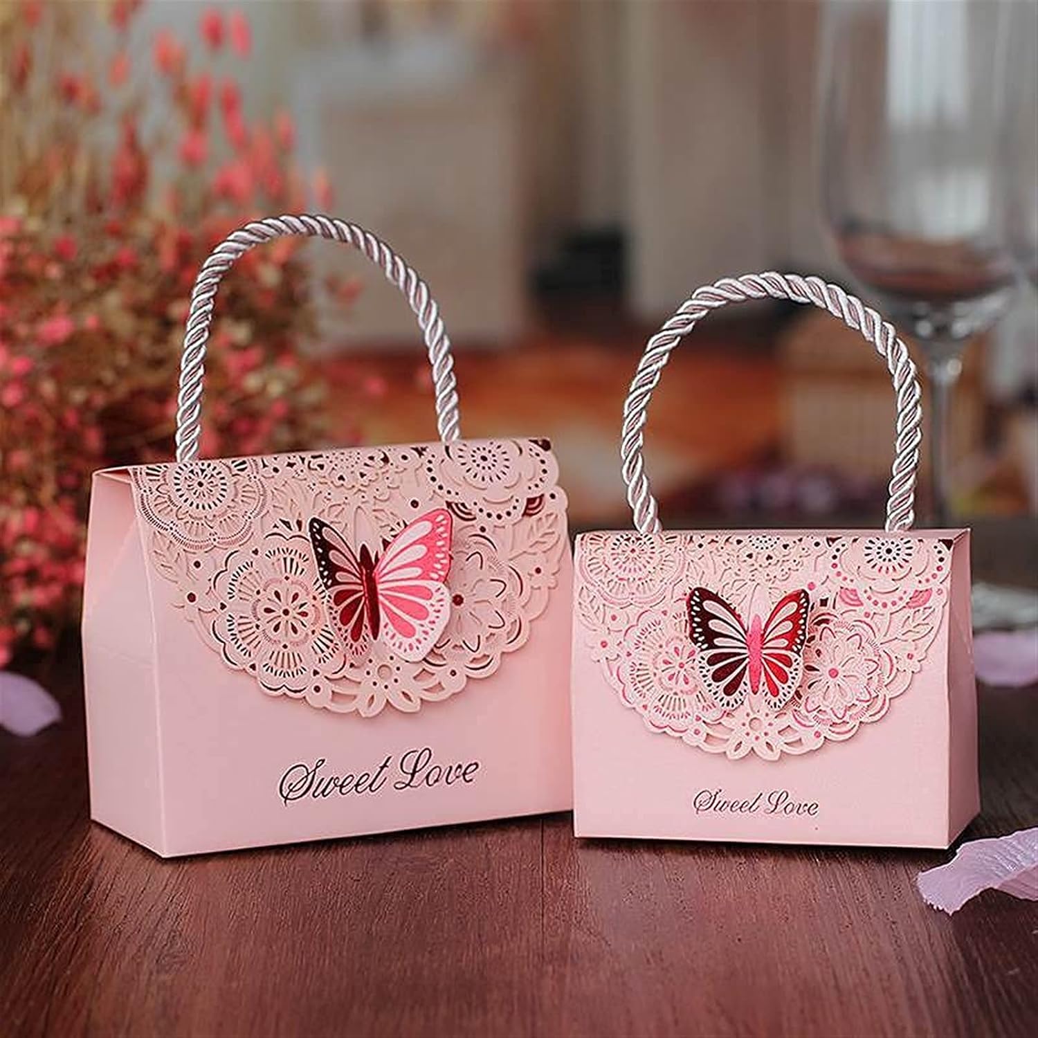 bolsa with butterfly design