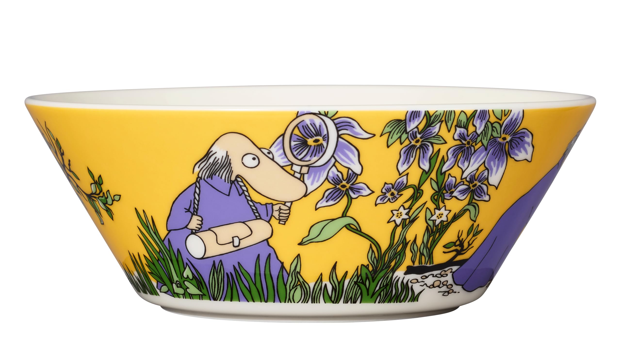 Arabia Moomin Bowl 5.9in Hemulen Yellow