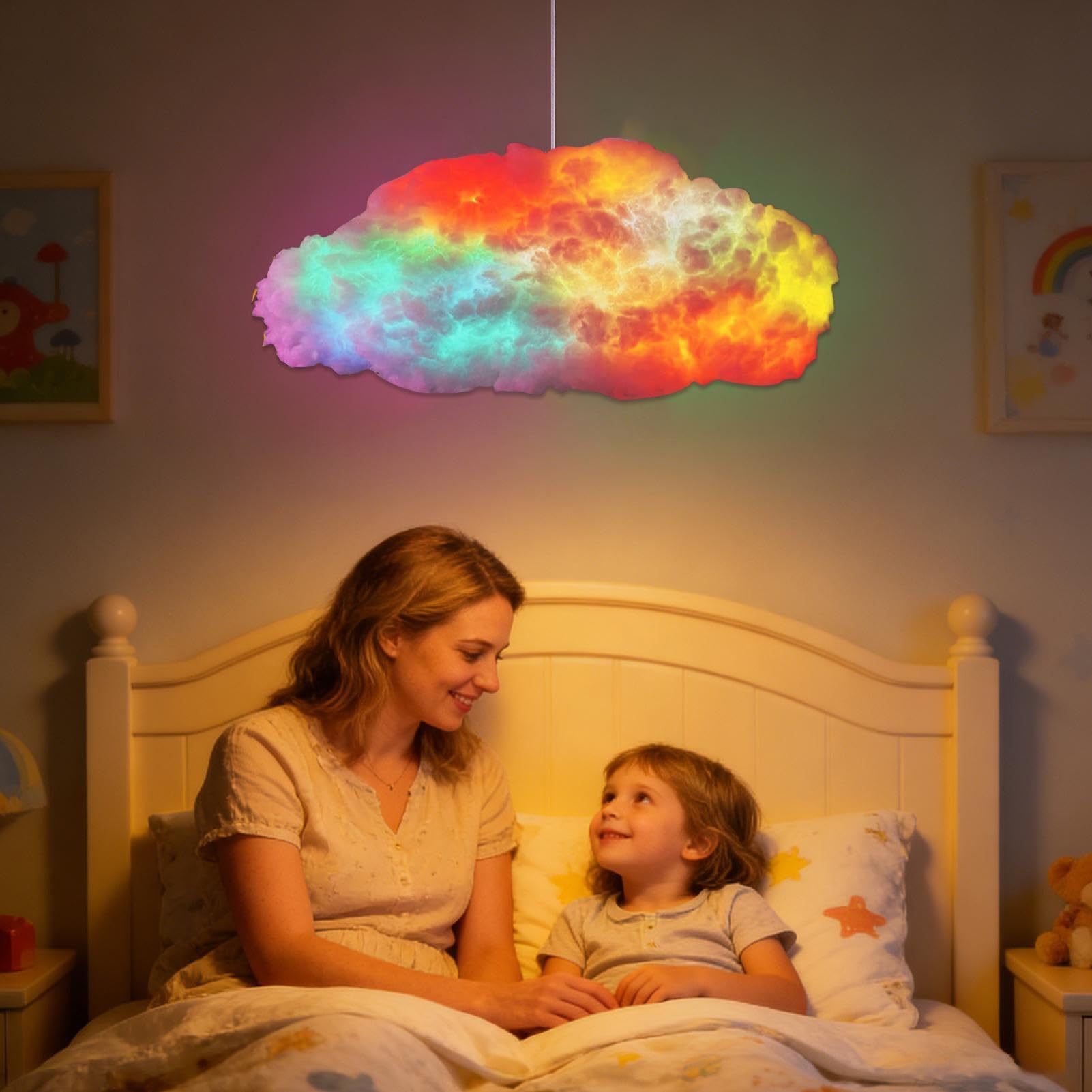 per Camera da a Forma di Lampada Fai da Te con Telecomando