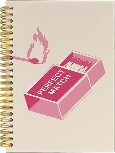 Miniatura 9 de Cuaderno rosa preparado – More Espresso Less Depresso, Funky Retro Y2K Trendy Pink Aesthetic Notebooks Journal, suministros de oficina rosa,