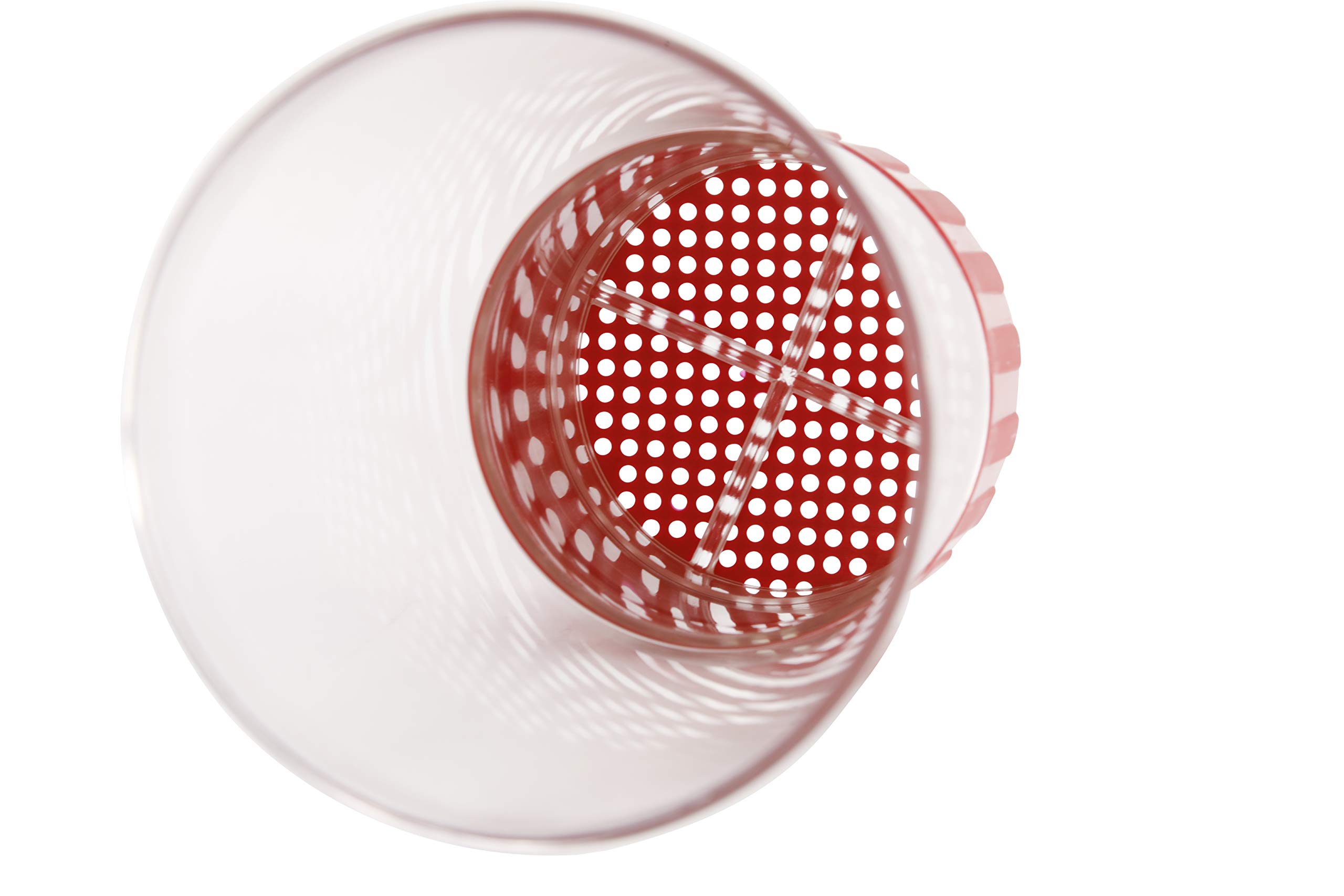 G S D Haushaltsgeräte Puderzuckermühle, rot, 1 - pack