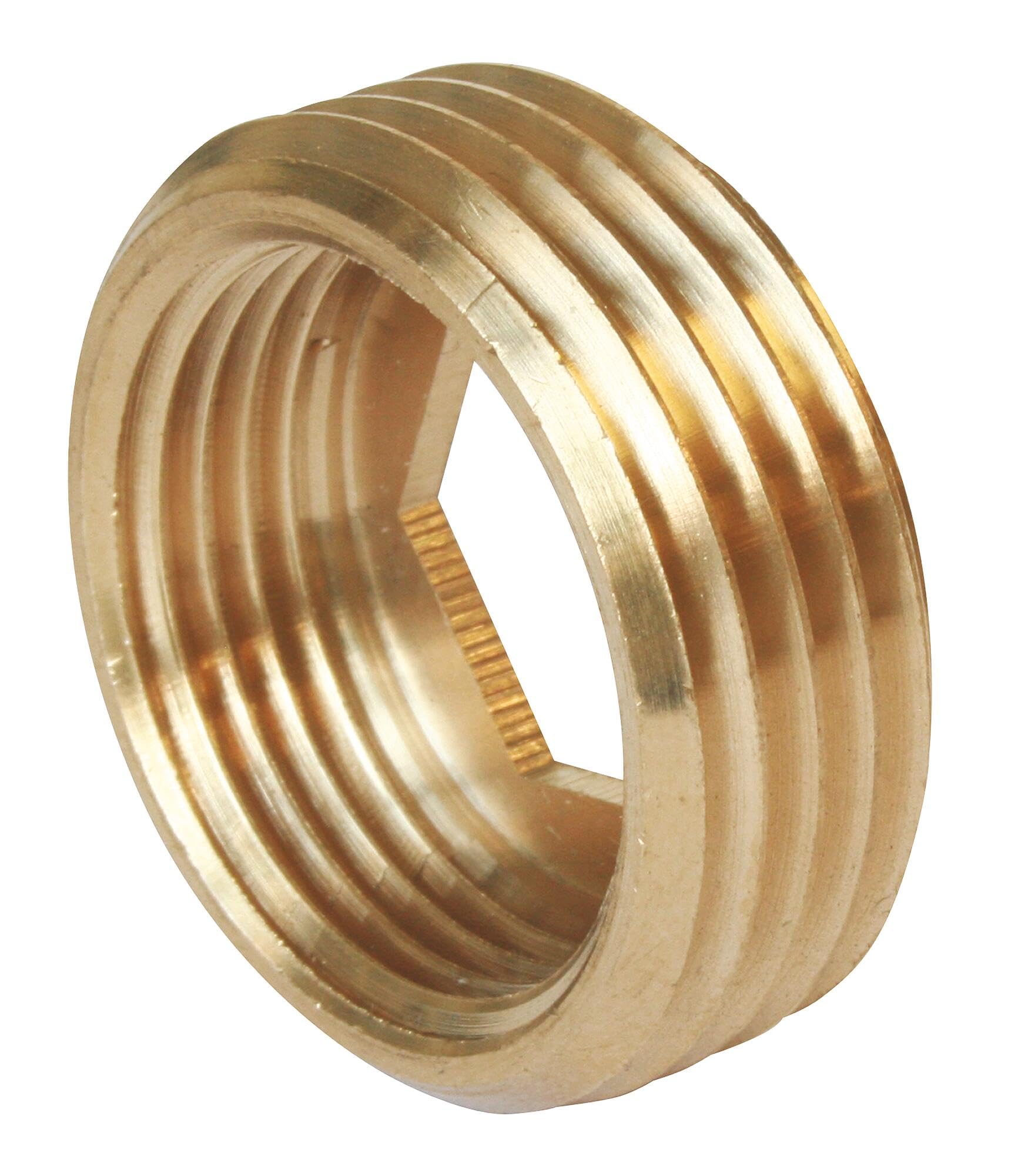 SOMATHERM for You, Raw Brass Fur Male 20/27 Female 15/21 - Quick and Easy Connection for Domestic Water Networks and Heating - Corrosion Resistance and Longevity