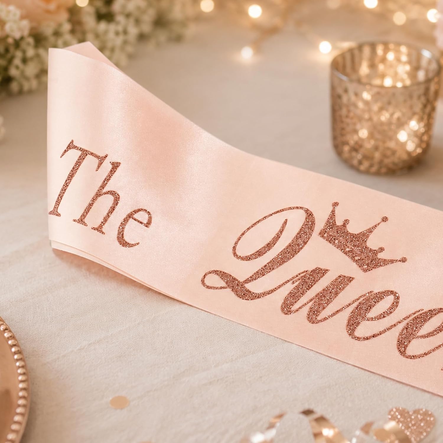 Chanaco Rose Gold The Queen has Retired Sash & Headband Retirement Party Decorations Teacher Retirement Gifts for Women Funny Retired Party supplies
