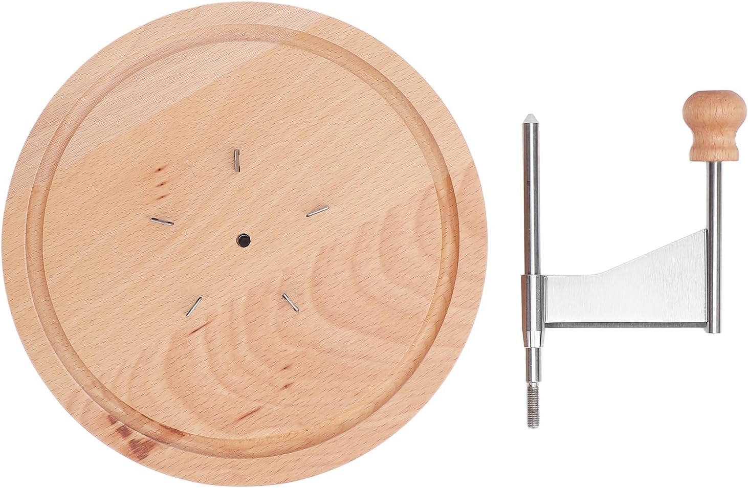 Manual Cheese Kit Cheese Cutter Stainless Steel Cheese Shaver Suitable for Home Restaurants Cafes and Dessert Shops Wooden Cheese Curler Kitchen