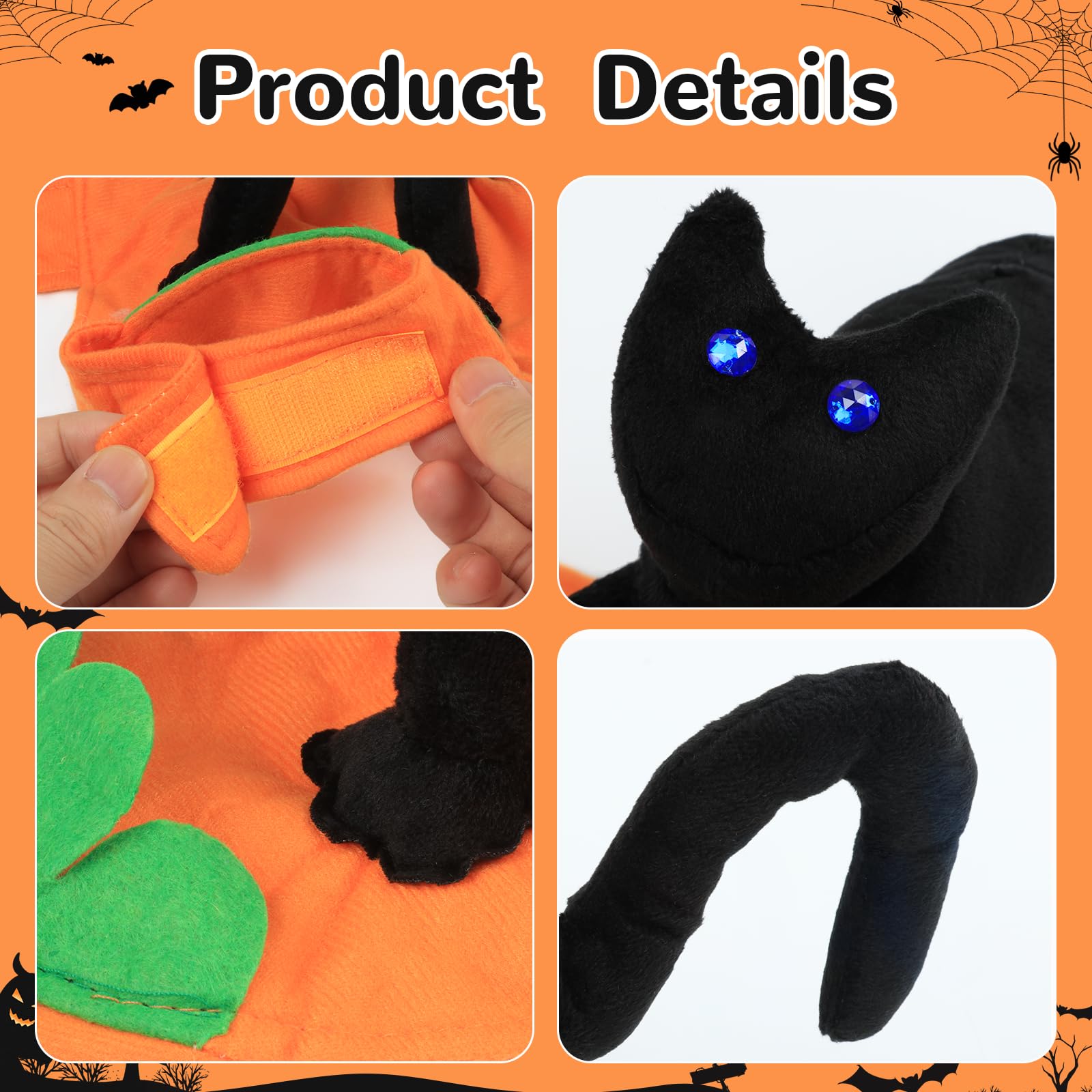 Dog Halloween Costumes, Fancy Dog Clothes for Halloween Party Decorations Pets Birthdays Festivals - Image 3