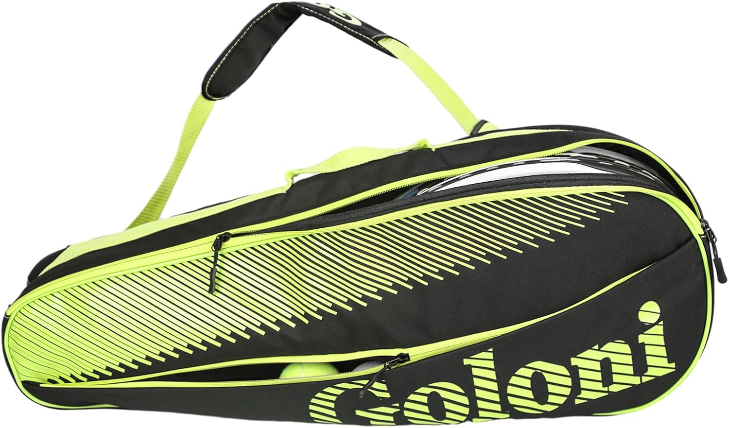 Goloni | 3 Racquet Tennis Bag, for Professional or Beginner Tennis Players, Rackets Cover Bag with Protective Pad & Lightweight | Unisex Design for Men, Women, Youth and Adults