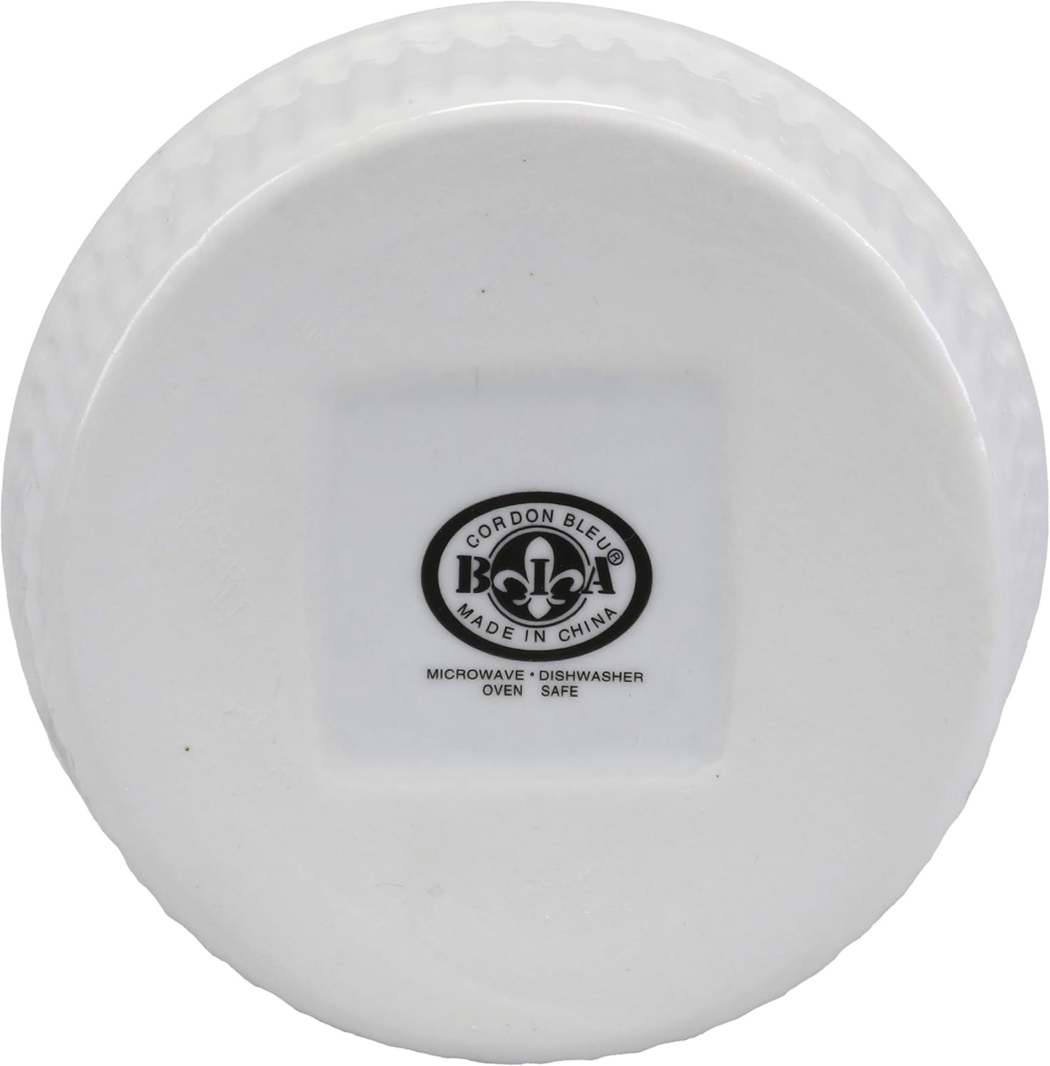 BIA Cordon Bleu Classic 10-Ounce Tall Souffle Dish, Set of 4, White