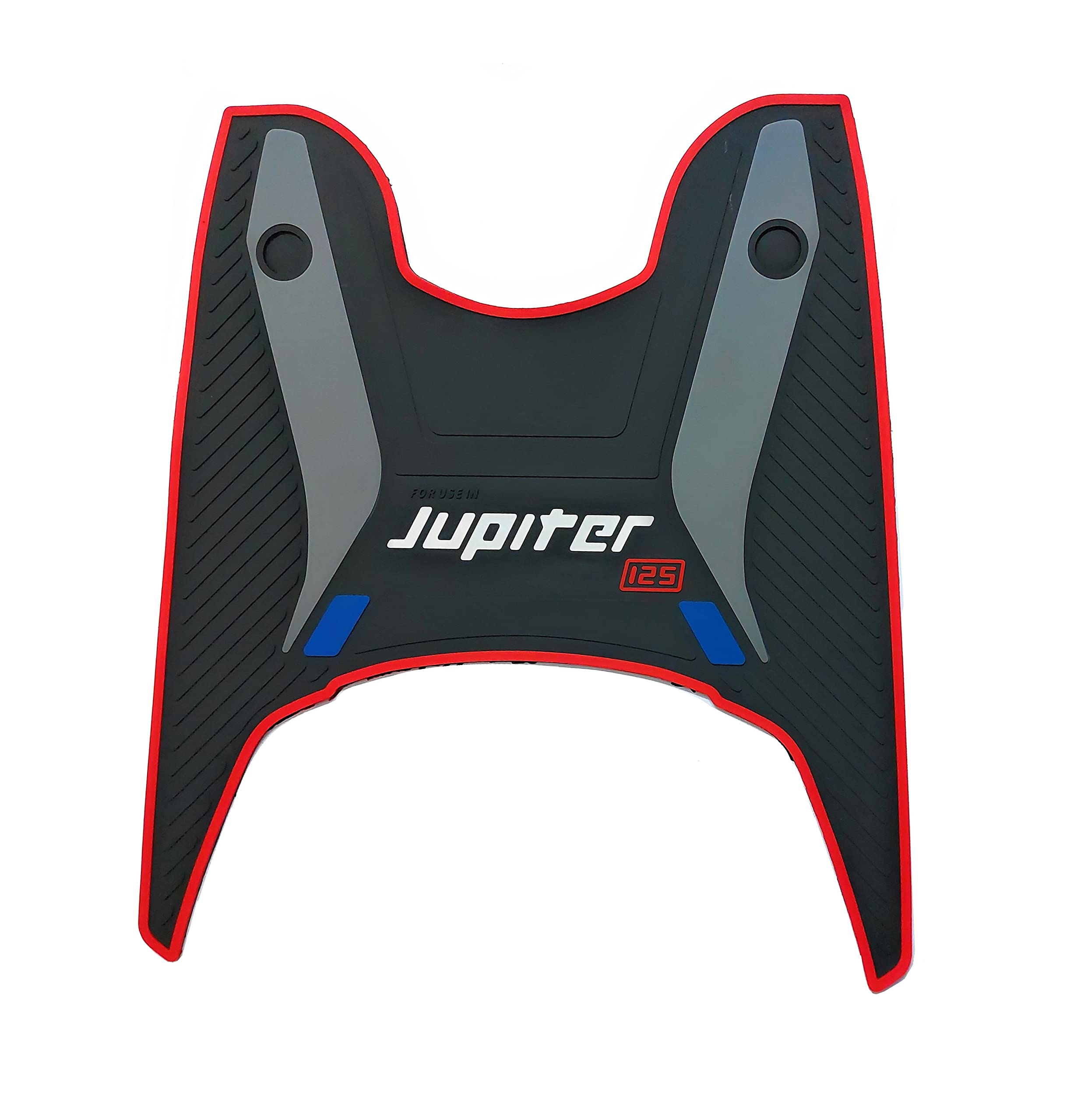 Gadget Deals M Mod Con Anti Skid Scooty Foot Mat for Jupiter 125 Multi Color