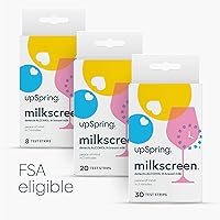 Vista 6 de Upspring Tiras reactivas de pantalla para detectar alcohol en la leche materna, 2 minutos con resultados, prueba en casa para madres que amamantan