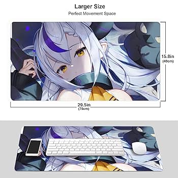 Amazon.co.jp：Mouse Pad 大型マウスパッド ホロライブ ラプラス