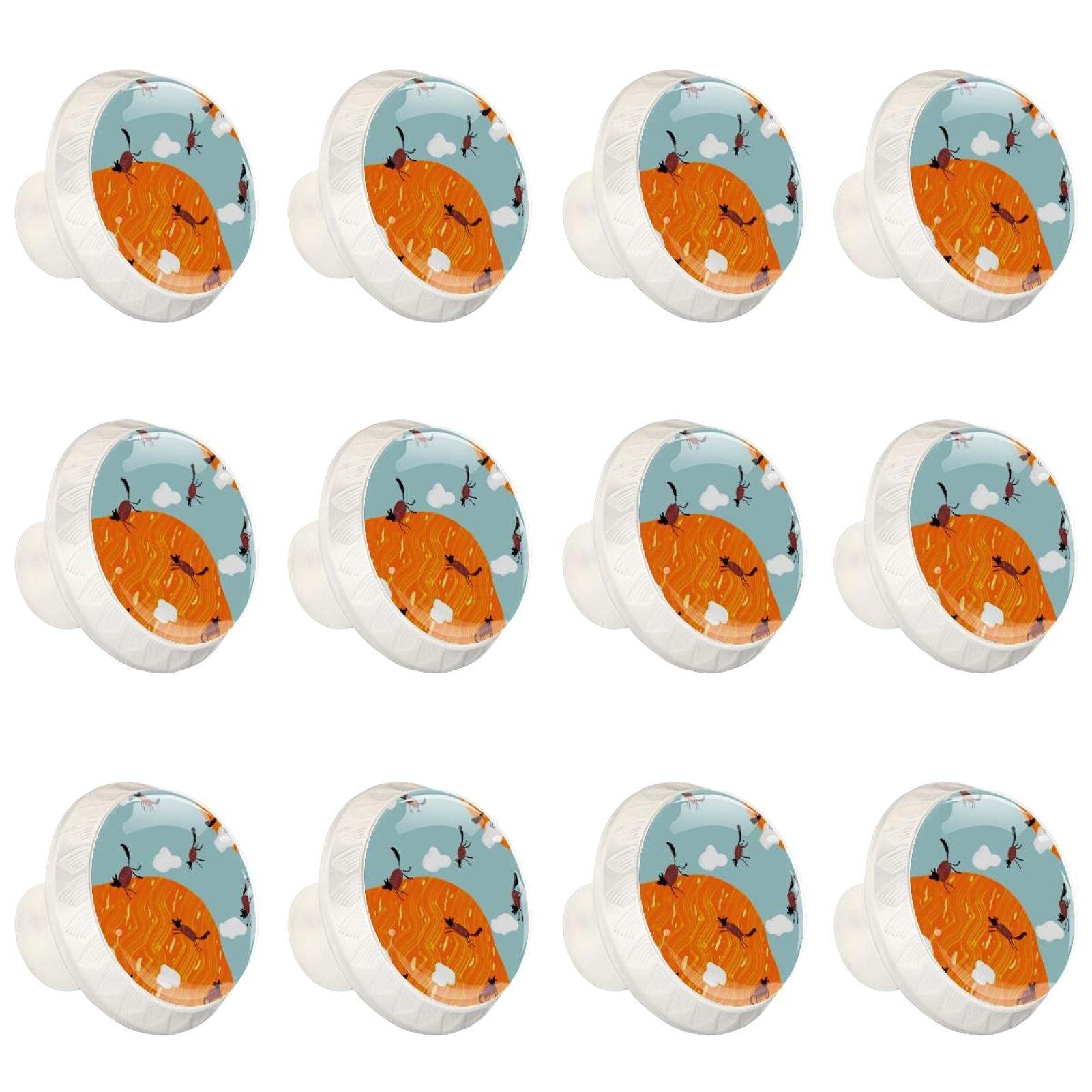 Boutons d'armoires décoratifs au fini soigné motif loups pour tiroir de commode haut de gamme