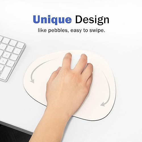 Miniatura 3 de GREEDY FARMERS Alfombrilla para mouse, antideslizante, lavable, impermeable, alfombrilla de mouse para computadora (crema de vainilla)