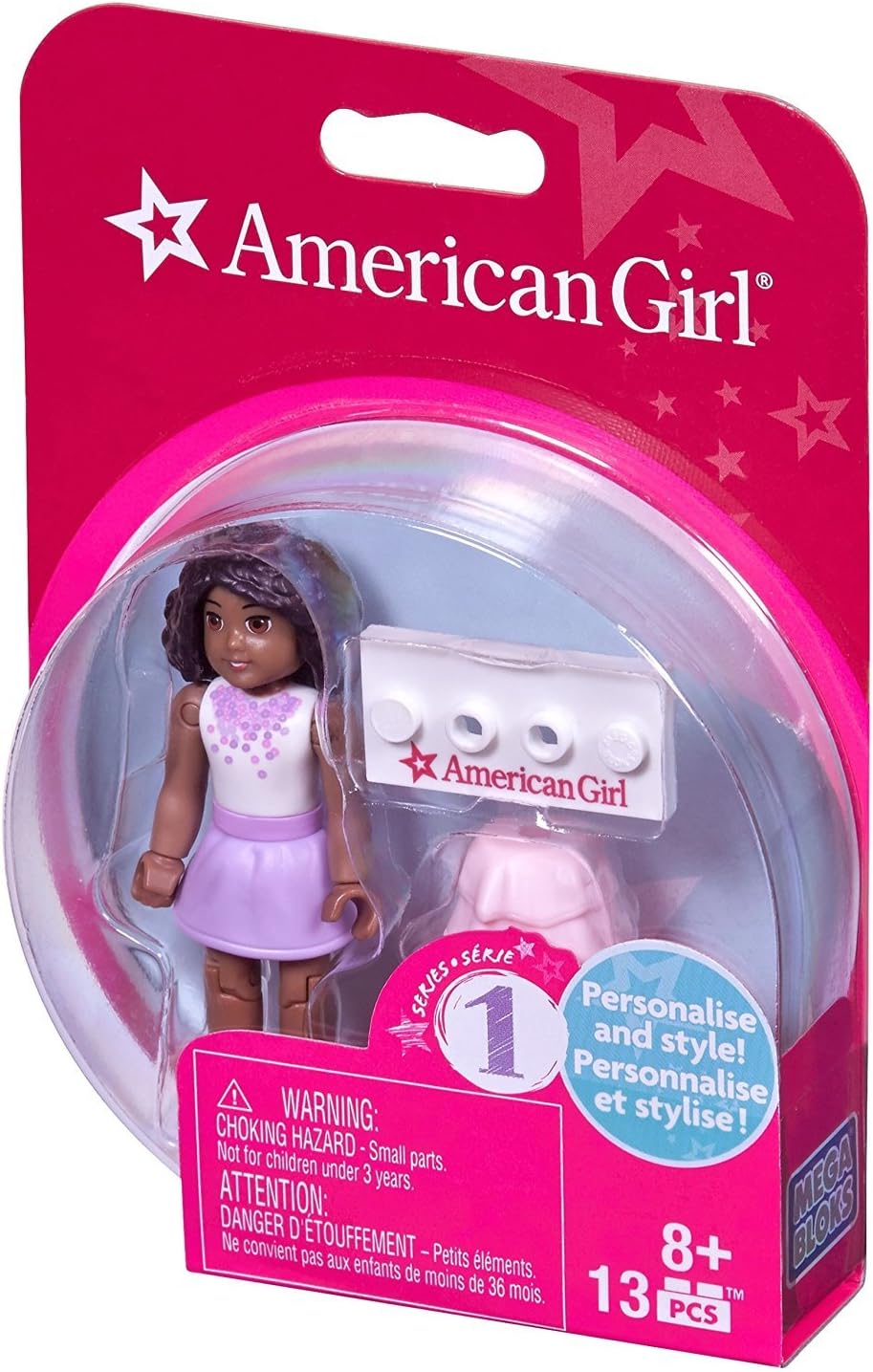 Mega Construx American Girl Series 1 Purple Passion Mini Figure