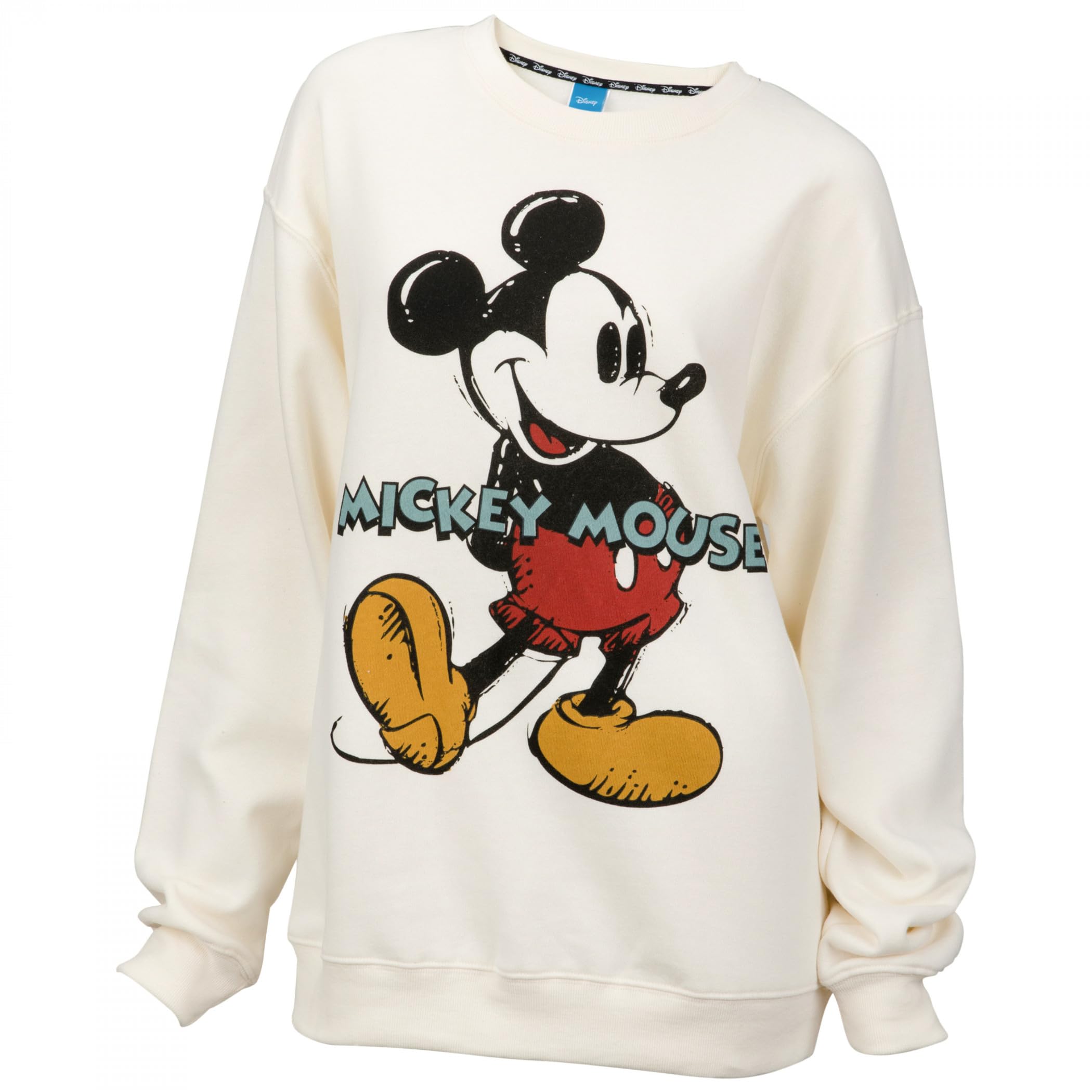 Mickey Mouse Colored Pencil Sketch Fleece Sweater