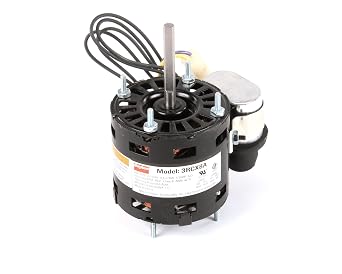 Dayton 3RCX8 Single-Phase Permanent Split Capacitor Motor, 1/20 hp, 1,550 rpm, 208V to 230V