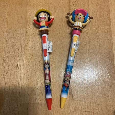 Amazon One Piece チョッパー ルフィー 顔変わりボールペン ２本セット 油性ボールペン 文房具 オフィス用品