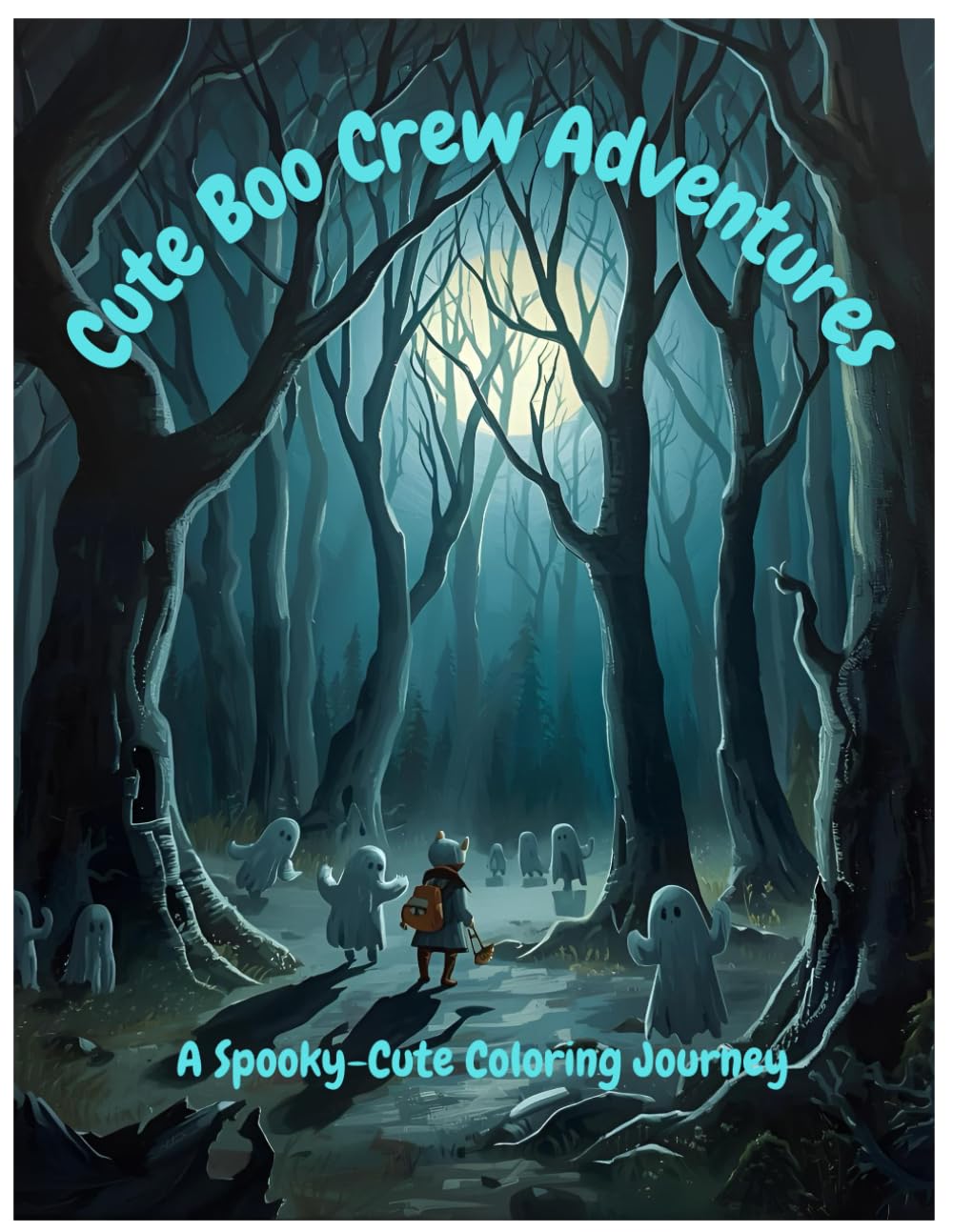 Cute Ghostly Adventures: A Spooky-Cute Coloring Journey