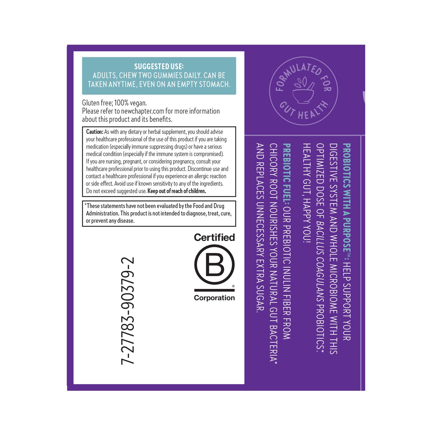 New Chapter All-Flora Probiotic Gummies, 1 Month Supply — Amazon image 7