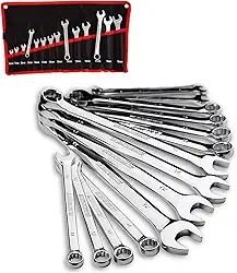 Jogo de Chave Combinada Profissional, Chaves Fixas e Estrela, Conjunto 8-24mm, 14 Peças, Ferramentas Automotivas e Manutenção (14 Peças)