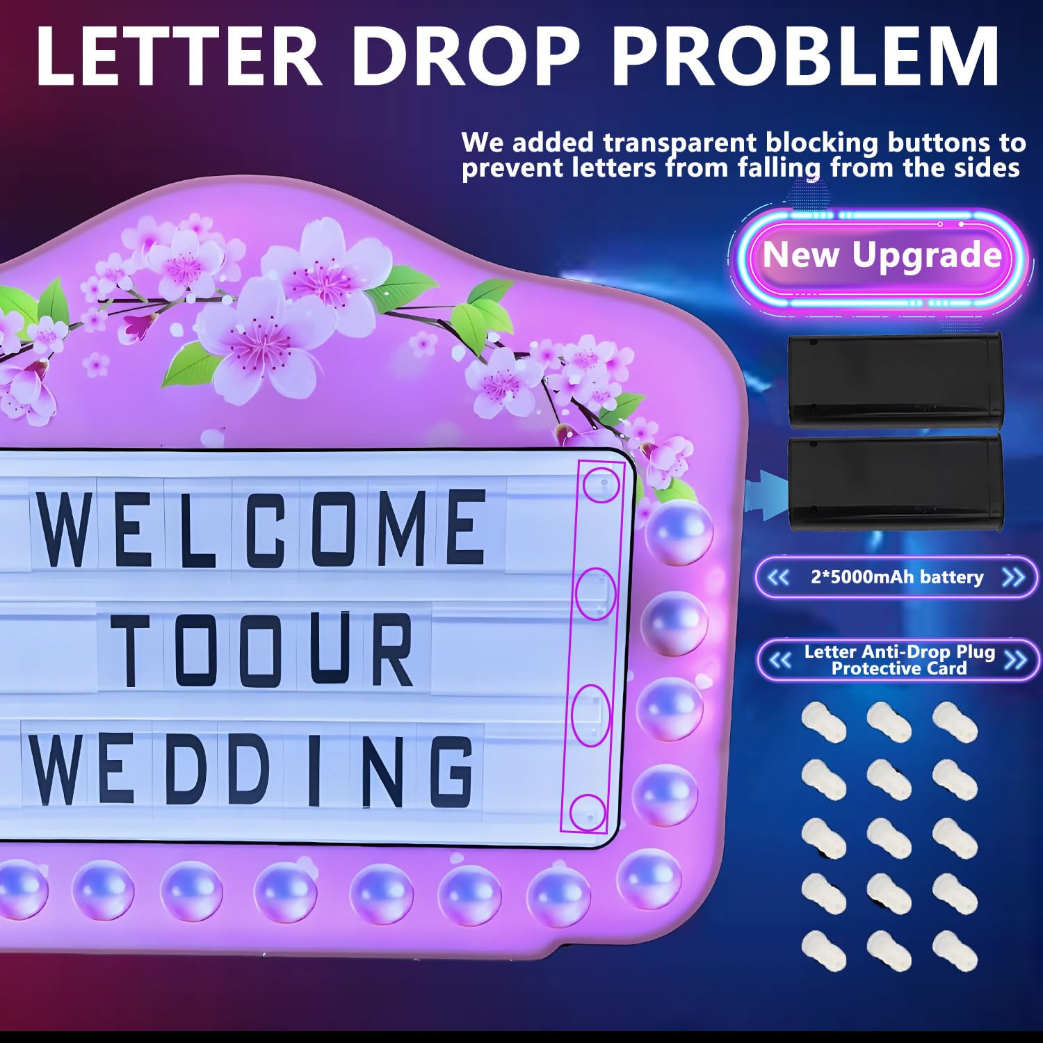 Cartel de servicio de botella LED – Marquesina VIP personalizable con control remoto y efectos intermitentes para eventos y celebraciones