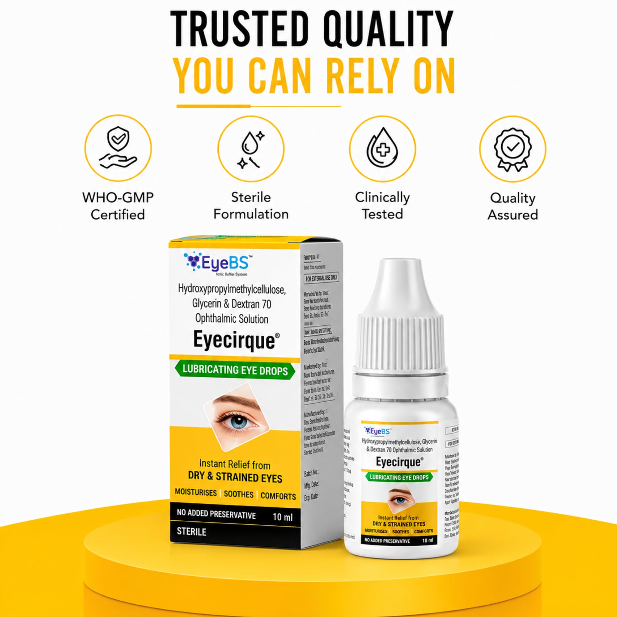 Eyecirque Lubricating Eye Drops: Comfort, Soothe, and Moisturize - For Dry Eyes, Redness, Digital Eye Strain, Tired Eyes, Regular Use - Twin Pack — Amazon image 8