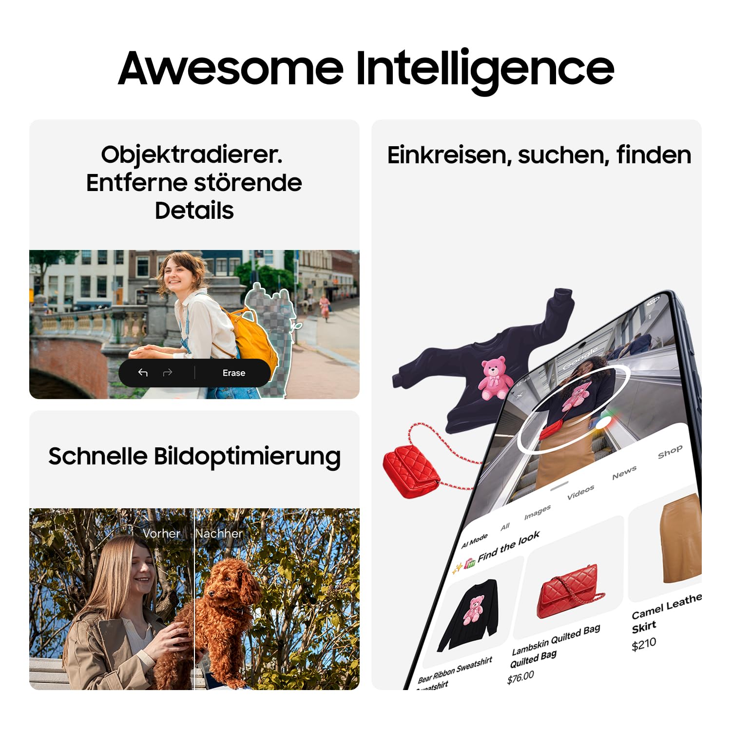 Samsung Galaxy A37 5G, Schlankes AI-Smartphone, Awesome Intelligence, 128 GB Speicherplatz, 50 MP Weitwinkel-Kamera, Bis zu 2 Tage Akkulaufzeit, IP68, Awesome Charcoal, 2,5 Jahre Herstellergarantie