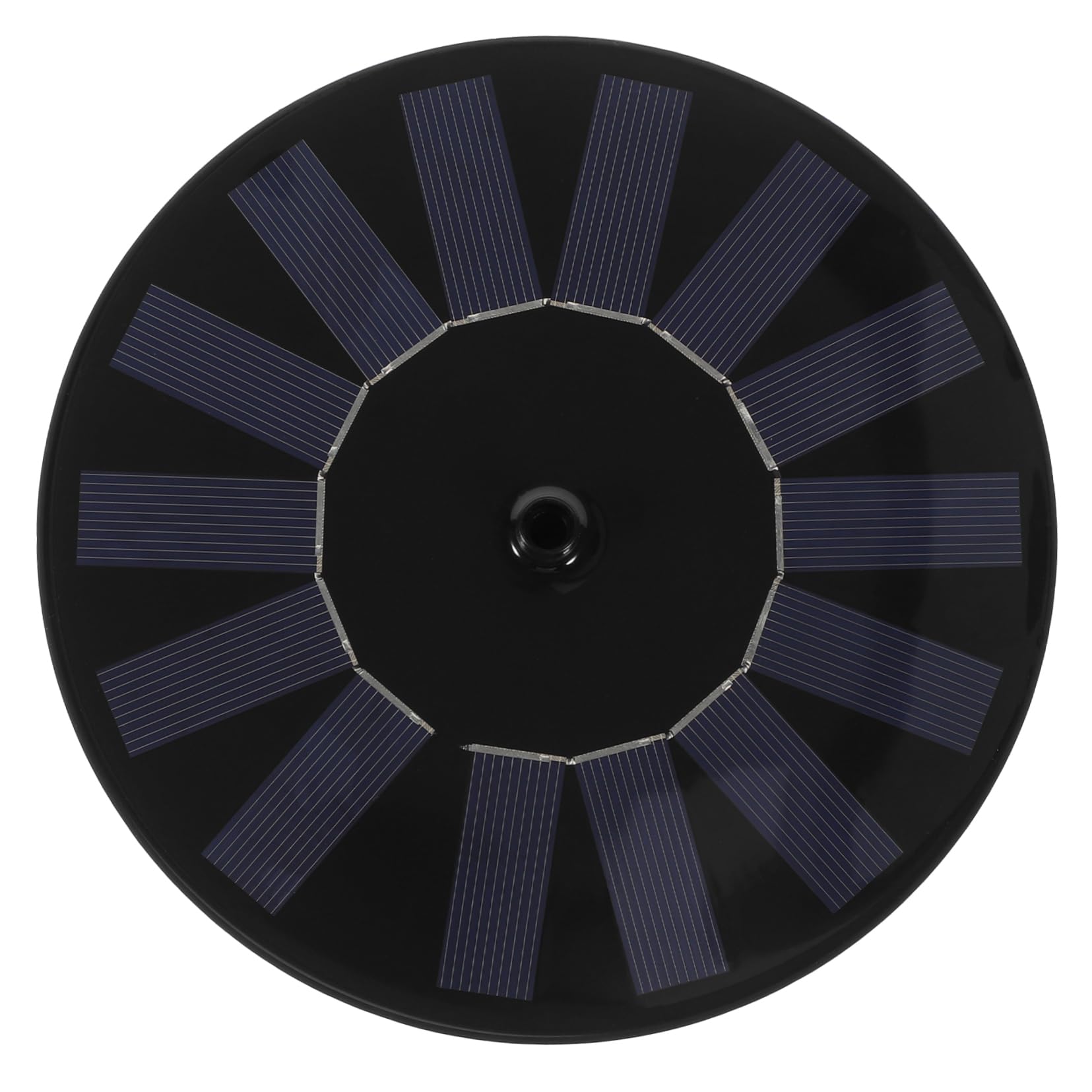 SUPVOX Fuente Solar Flotante para Jardín con Panel Solar Mejorado Bañera para Pájaros y Decoración de Instalación y Diseño Flotante para Exteriores y Paisajístico