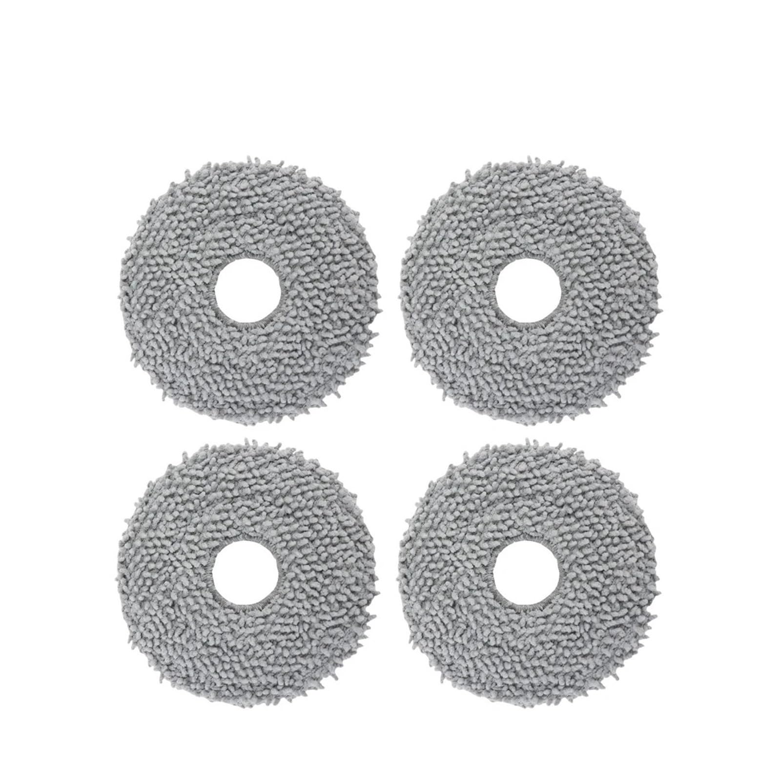 NUCBCULWP Compatible For Xiaomi ，S10+ / S10+ / S10 Plus / S20 Plus Robot Vacuum Cleaner Spare Parts Mop Cloth Pad(Mop-4PCS)