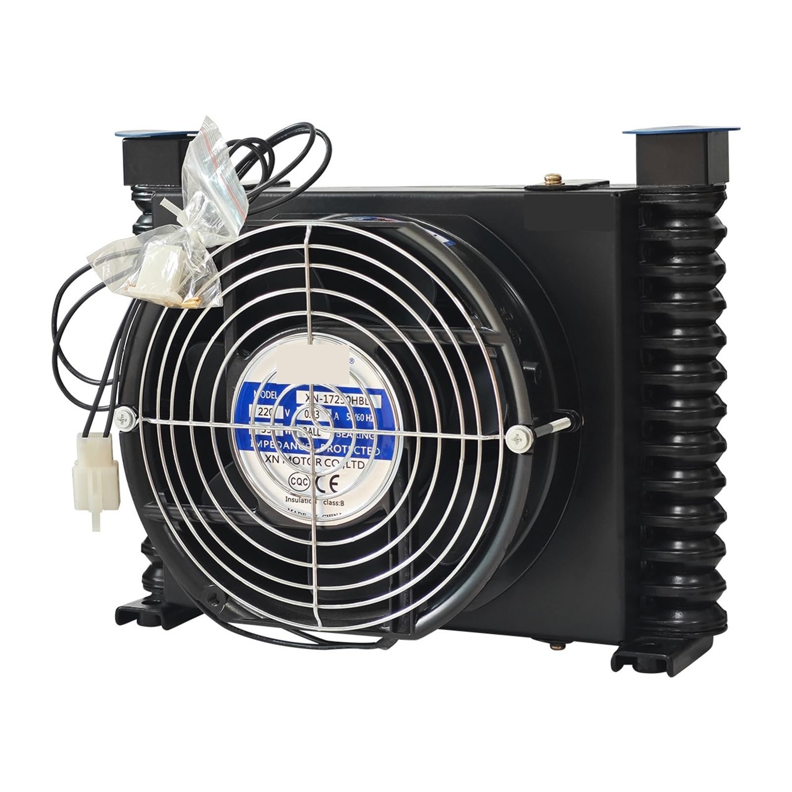 AL608T-CA 10L/min Raffreddatore d'aria industriale for olio e polvere Filtro dell'aria Ventilatore centrifugo for macchinari di ingegneria Assorbimento degli urti(DC24V)