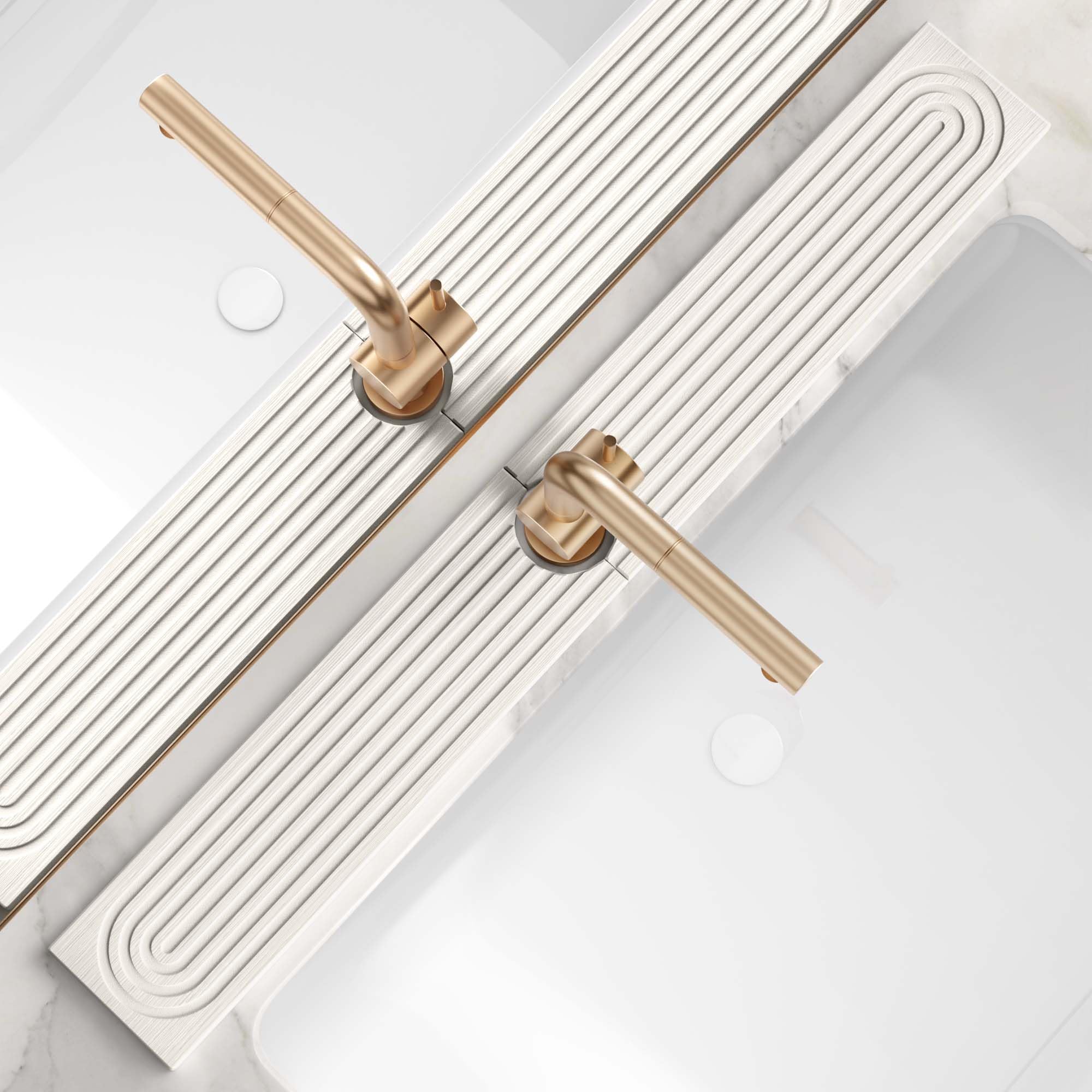 30 Inch Faucet Mat for Kitchen Sink - Instant Dry Sink Protector for Countertop, Extra-Long Diatomaceous Earth Stone Sink Tray Around Faucet for Kitchen Bathroom RVs (Light Grey, 30" x 3.9")