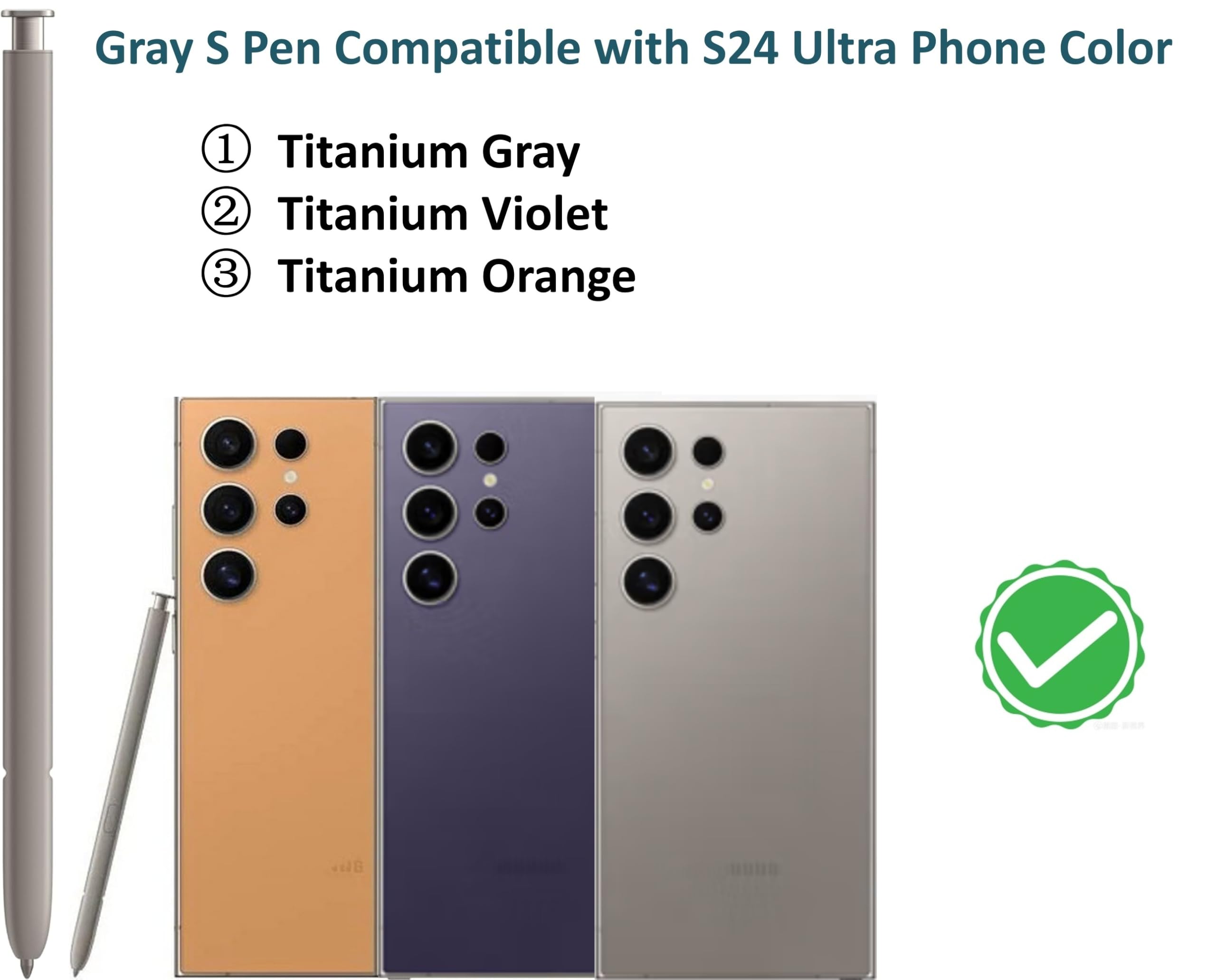 Amazon.com: Galaxy S24 Ultra S Pen [WithBluetooth |4096 Pressure