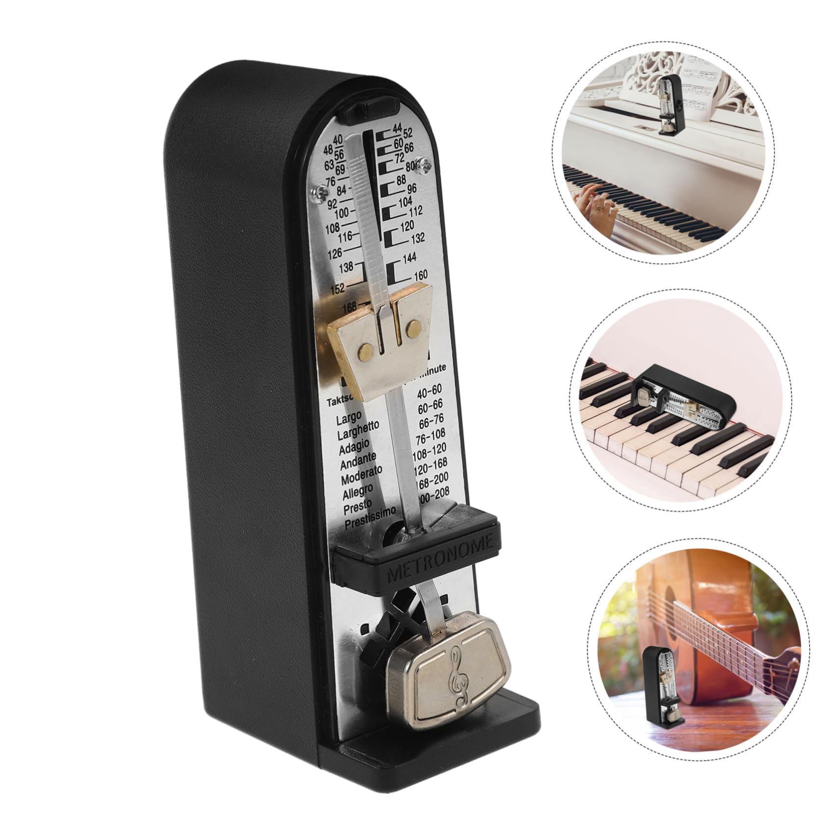 ifundom 3 Pezzi Metronomo Per Chitarra Metronomo Elettrico Metronomo Per Pianoforte Accordatore Per Strumenti Musicali Mini Metronomo Per Batteria