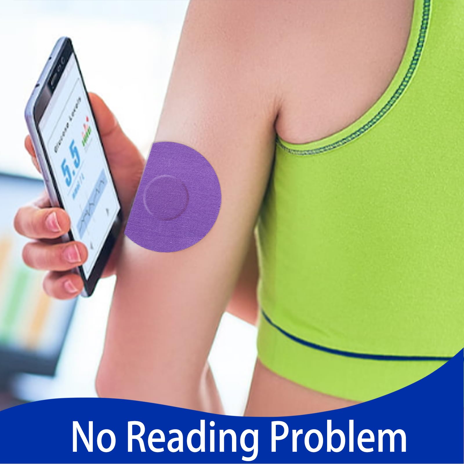 HONYOU 30Pack G7 Over Patches Waterproof, Stelo CGM Overpatch Sensor Covers 15 Days Long Stay Hypoallergenic & Latex-Free Breathable Sweatproof, No-Glue on The Center Easy Use