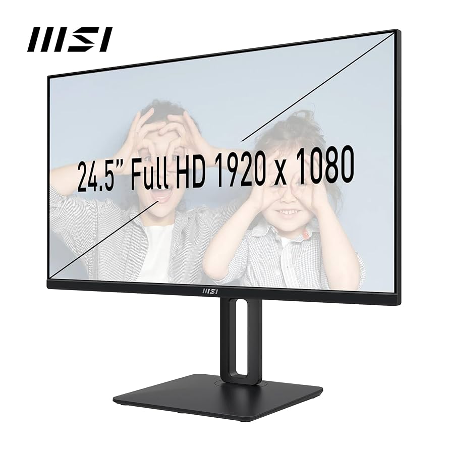 MSI PRO MP251P 24.5 Inch Full HD Office Monitor - 1920 x
