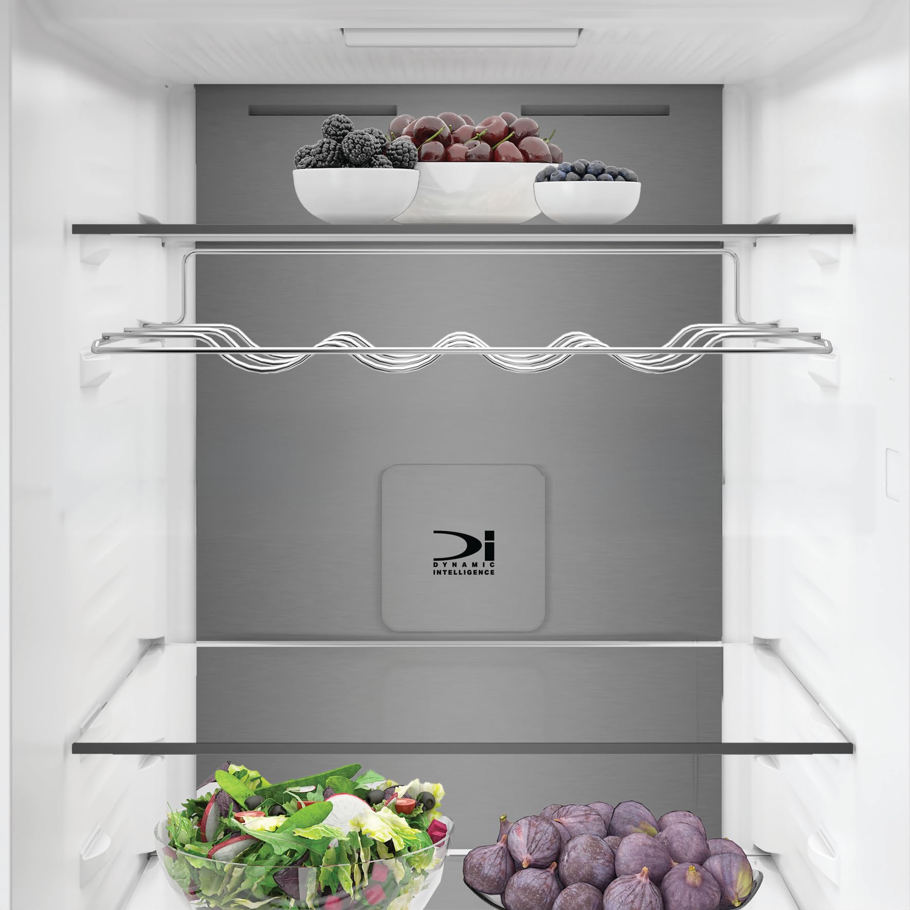 Bauknecht KGDNF 20CD IN Kühl-Gefrierkombination freistehend, 415 Liter, Dual Cool Total NoFrost, FreshShield, Smoothfit, Edelstahloptik
