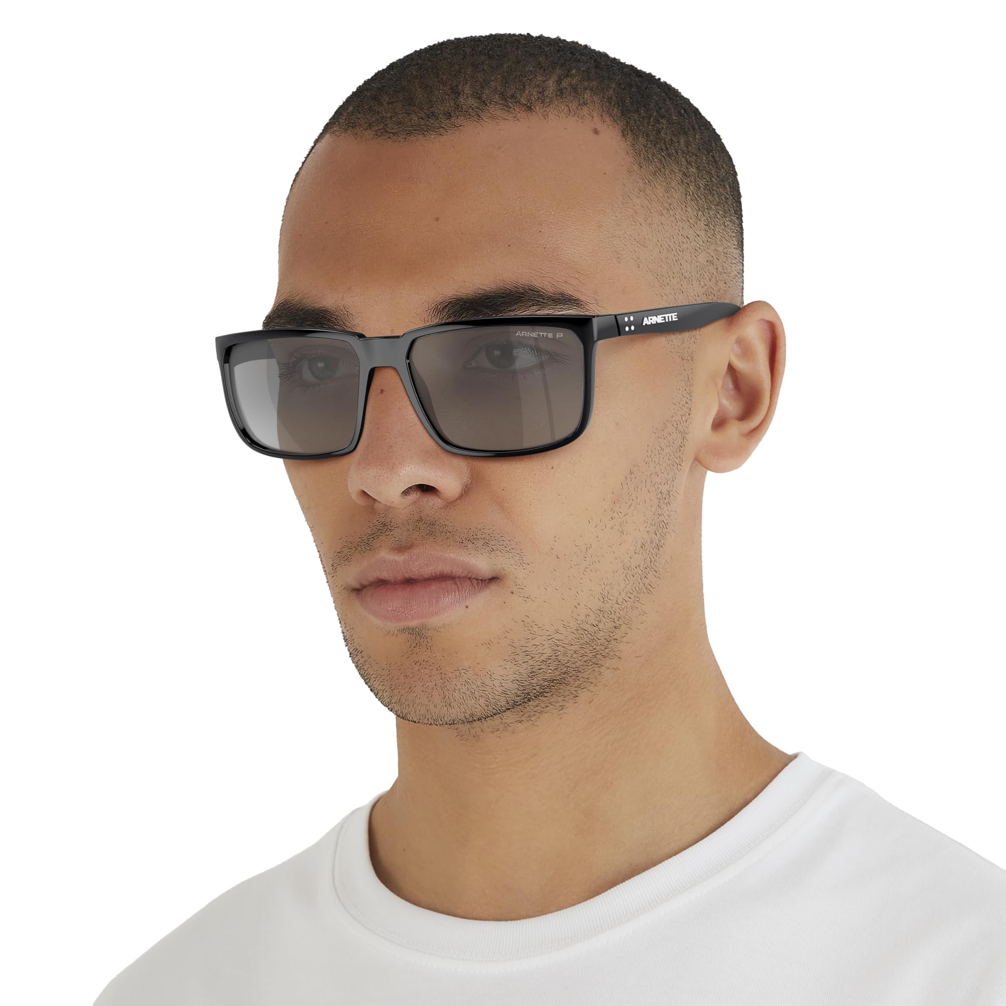 ARNETTE An4251 - Gafas de sol rectangulares a rayas para hombre