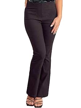 Royalty For Me Women's Pull-On Hollywood Bootcut Pant, Black